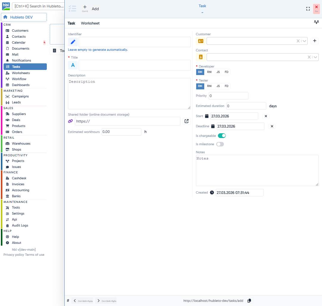 Click <button class="btn btn-add"><span class="icon"><i class="fas fa-plus"></i></span><span class="text">Add Task</span></button>